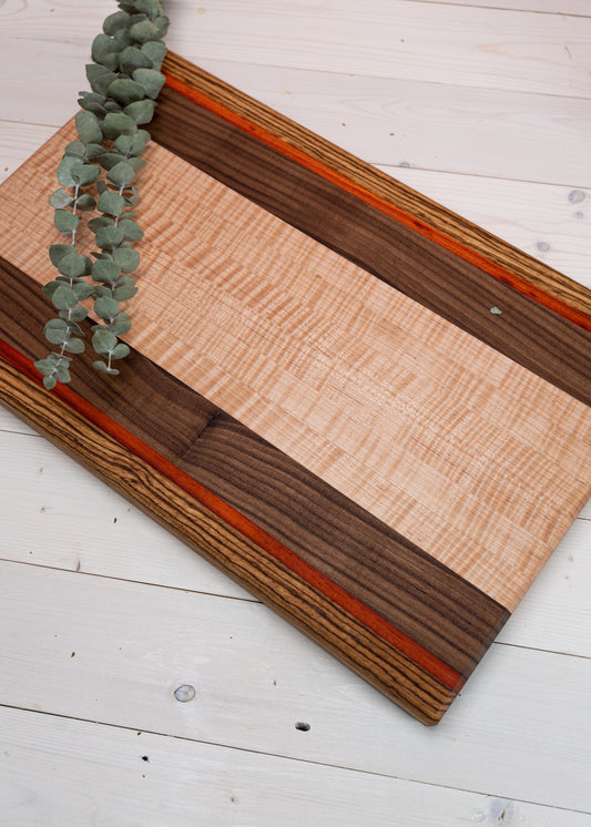 Exotic Curly Maple Cutting Board