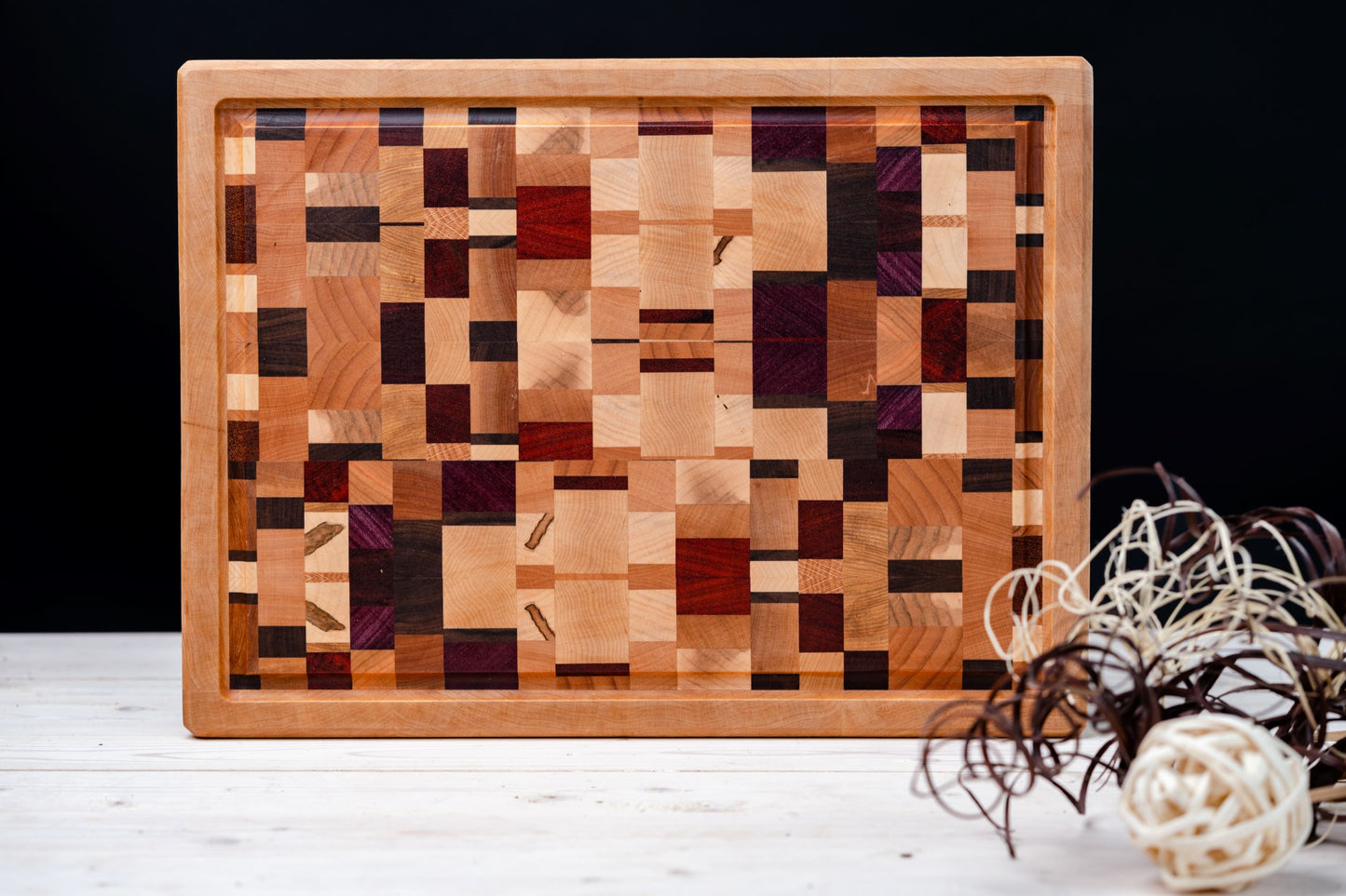 Chaos Design Cutting Board with Cherry Wood Frame