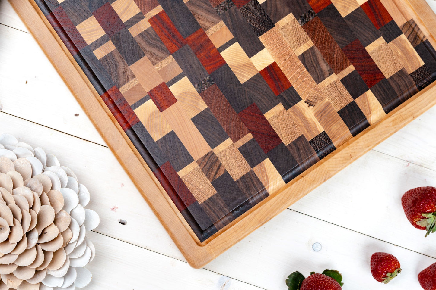 Chaos Design Cutting Board with Maple Wood Frame