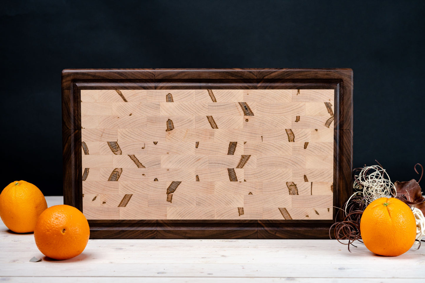 Ambrosia Maple with Walnut Frame Cutting Board