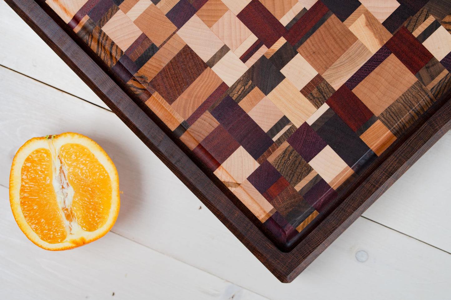 Chaos Design Large Cutting Board with Lace Wood Frame